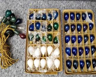 Antique Propp Christmas Lights and Bulbs