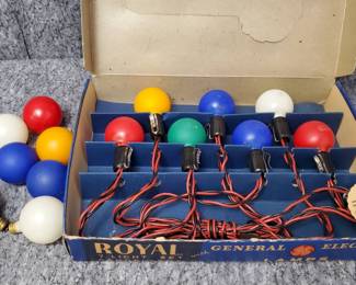 Mid Century Royal Ball Bulb Christmas Lights and Bulbs