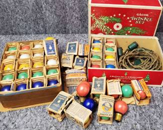 Vintage Gacor Mazda Christmas Lights and Bulbs