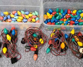 Vintage Royal Christmas Lights and C7 Bulbs