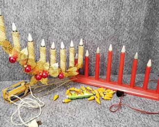 Vintage Electric Candelabras and Bulbs