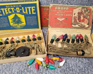 Antique DetectOLite and Propp Christmas Lights