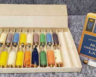 Vintage Glass Candle Shaped Bulbs