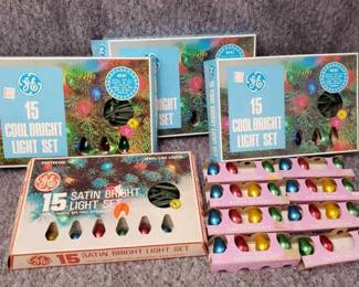 Vintage Satin Glow and Cool Bright Christmas Lights