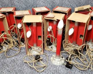 Mid Century Noma Mazda Electric Candolier Candles