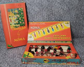 Mid Century Christmas Lights by Noma in Original Boxes
