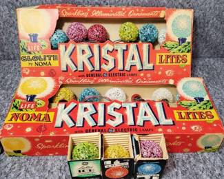 Vintage Kristal Ice Lites Christmas Lights