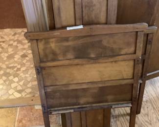 Child doll antique bed