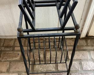 Mid century album rack