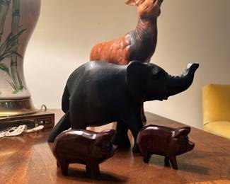 Hand Carved Animal Figurines
