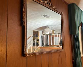Gold mirror