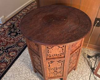 Vintage Morrocan Collapsible Side Table