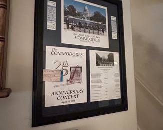 he COMMODORES anniversary concert ticket