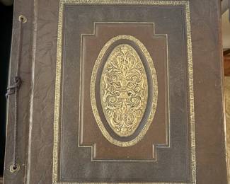 Antique picture album