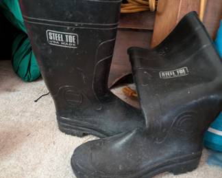 Rubber Steel Toe boots