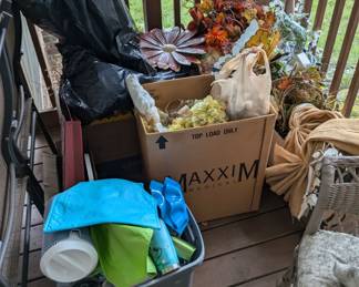 Lot of fall decor to unpack