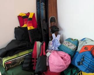 Camping & water sport gear