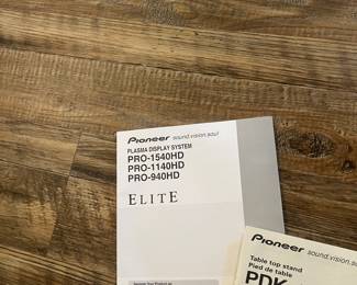 TV Information 
The sound system is Pioneer Elite