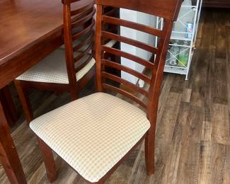 Up close view of chair