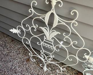 Wrought iron decor