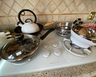 Farberware Pans, Tea Kettle
