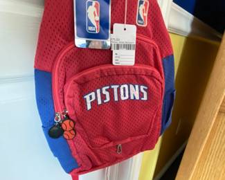 Pistons jersey backpack