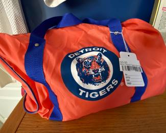 Retro Detroit Tigers gym bag