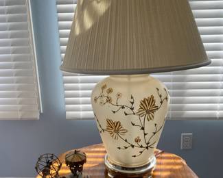 Queen Anne style side table, Lamps, Berkeley Designs music box