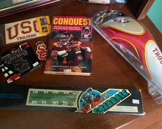 Trojans memorabilia
