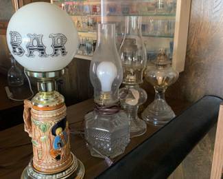 oil lamps