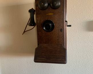 Western Electric Crank wall telephone
