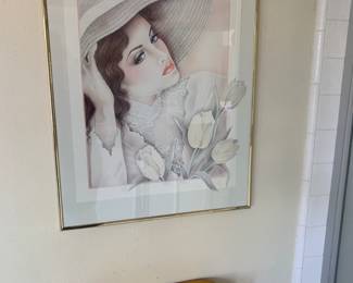 Vintage art deco portrait 