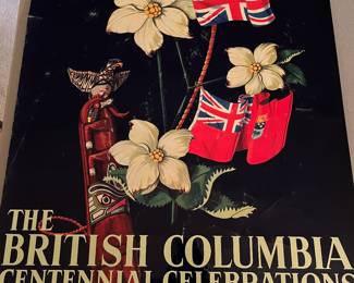 1958 British Columbia poster.