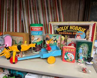 Hundreds of vintage children’s toys and games.