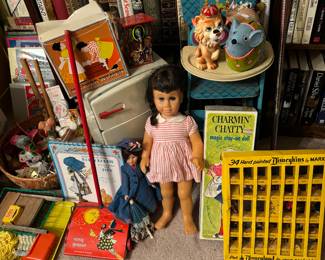Vintage toys and dolls.