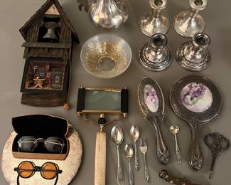 Interesting items and rarely-seen curiosities abound, including a selection of sterling silver items.