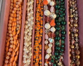 Hundreds of pieces of vintage jewelry. Many more photos of jewelry to be added on or prior to Monday, including photos of sterling jewelry.