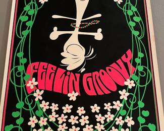 Vintage Peanuts/Snoopy poster.