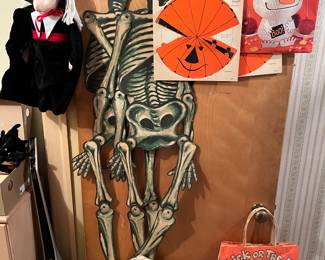 Vintage Halloween decorations/decor.