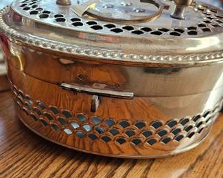 Vintage brass box, large