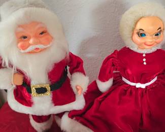 Vintage Mr & Mrs Claus