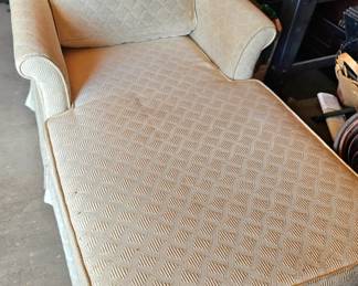 Ethan Allen.Chaise, needs cleaning,  great project pieces for upholstery 