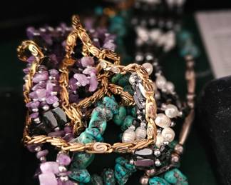 Large selection of costumes jewelry 