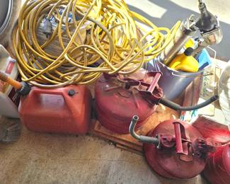 More gas cans and other treasures 