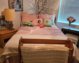 Pleasant vintage bed