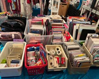 LOTS OF PAPER AND OFFICE SUPPLIES