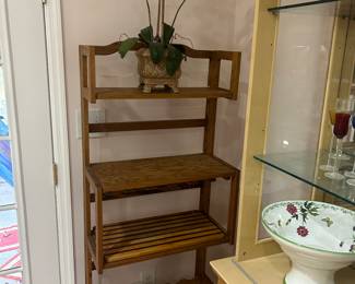 WINE RACK - HOLDS GLASSES & BOTTLES