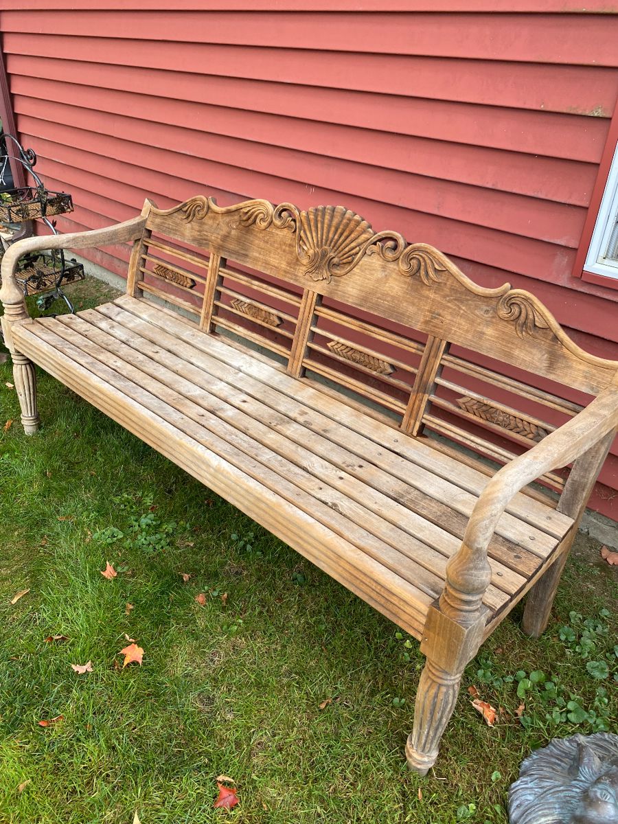 Teak bench