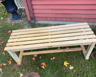 Teak bench
