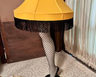 Yes! It’s the leg lamp! Just in time for Christmas window decorating